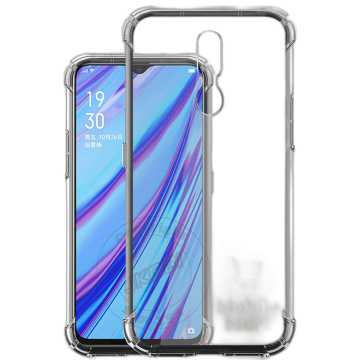 Oppo F11 Transparent Extra Bumper Anti Shock Soft Crystal Clear Case - Image 2