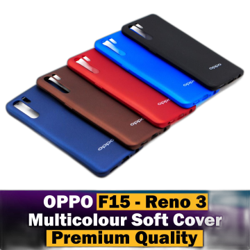 Oppo F15 Soft Silicone Multicolour Mobile Cover - Image 2