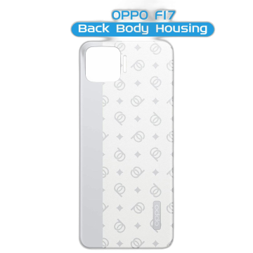 Oppo F17 Rear Back Body Casing Housing Replacement Battery Back Door For Oppo F17 - White - Image 2