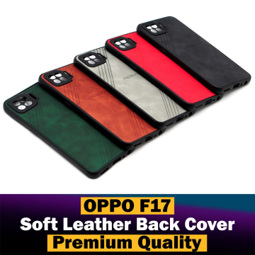 Oppo F17 Soft Leather Cover - Image 2