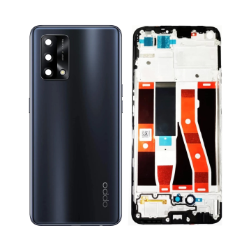 Oppo F19 Black Housing - Image 2
