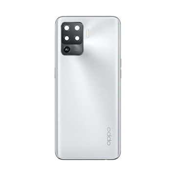 Oppo F19 Pro Housing Middle Frame With Side Button and Replacement Battery Back Door For F19 Pro - White - Image 2