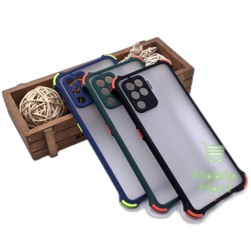 Oppo F19 Pro Smoky Matte Bumper Armor Case Camera Protection Mobile Cover