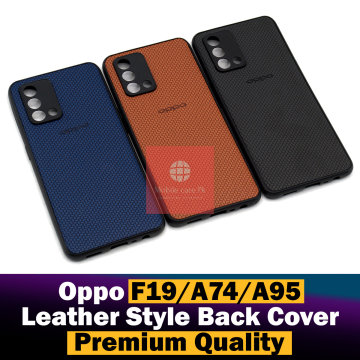Oppo F19 Soft Leather Back Cover - Image 2