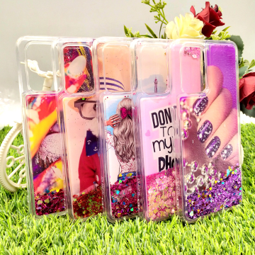 Oppo F19 Water Glitter Shiny Ladies Soft Silicon Case
