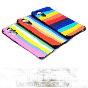 Oppo F21 Pro 5G Rainbow Printed Bumper Cover - Image 2