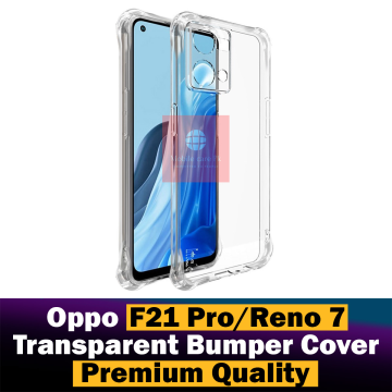 Oppo F21 Pro Transparent Anti Shock Soft Crystal Clear Case - Image 2