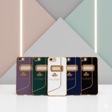 Oppo F3 Soft Multi Golden Border Camera Protection Cover