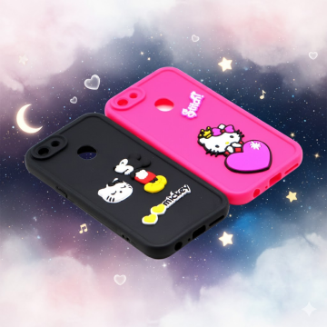 Oppo F5 Soft Kitty Case Multicolour Mobile Cover - Image 2