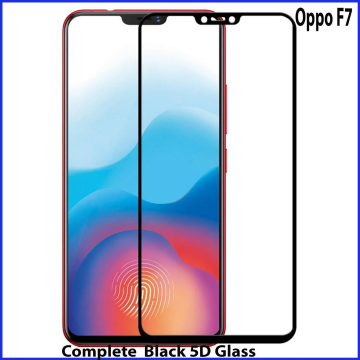 Oppo F7 Full Screen Protector 9D Tempered Glass Protector For Oppo F7  - Image 2