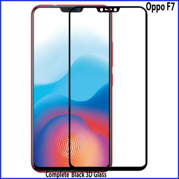 Oppo F7 Full Screen Protector 9D Tempered Glass Protector For Oppo F7  - Image 2