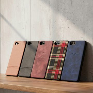 Oppo F7 Youth Back Cover Multicolour Leather Case For Oppo F7 Youth
