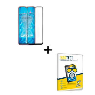 Oppo F9 Full Screen Protector 9D Tempered Glass Protector For Oppo F9 - Image 2
