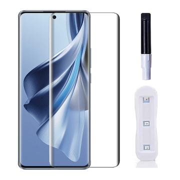 Oppo Reno 10 UV Tempered Glass Full Glue Screen Protector - Image 2