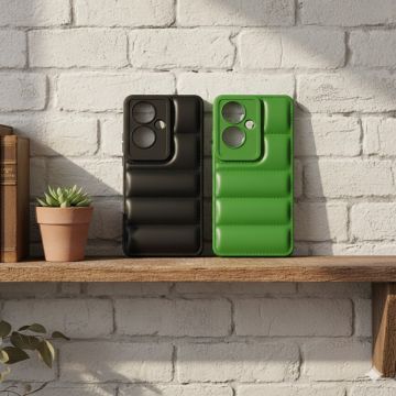 Oppo Reno 11F Multicolour Soft Puff Case - Image 2