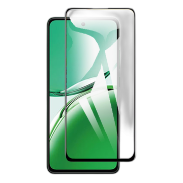 Oppo Reno 12F Full Screen Protector 9D Tempered Glass Protector For Oppo Reno 12F 