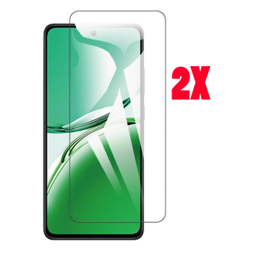 Oppo Reno 12F Glass Protector simple Tempered Glass For Oppo Reno 12F  - Image 2