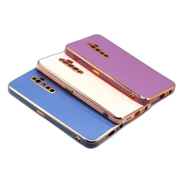 Oppo Reno 2F Golden Border Soft Multi Camera Protection Cover - Image 2