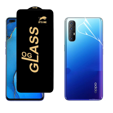 Oppo Reno 3 Pro Protection Pack: OG Glass + Clear Back Jelly Film - Image 2