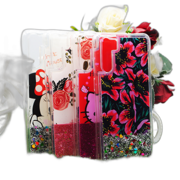 Oppo Reno 3 Water Glitter Shiny Soft Silicon Case Mobile Cover