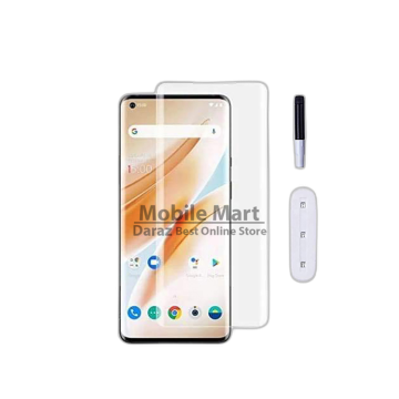 Oppo Reno 4 Pro Front UV Tempered Glass Protector For Fully Curved Glass For Oppo Reno 4 Pro - Image 2