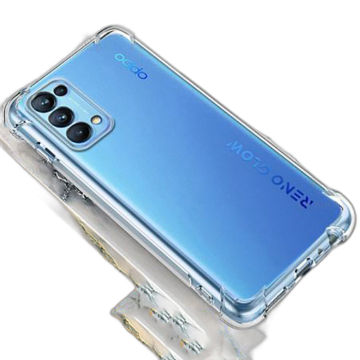 Oppo Reno 5 4G Transparent Anti Shock Case