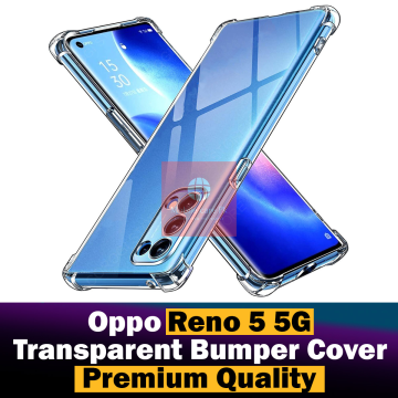Oppo Reno 5 5G Transparent Anti Shock Soft Crystal Clear Case - Image 2
