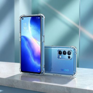 Oppo Reno 5 Pro Transparent Anti Shock Soft Crystal Clear Case - Image 2