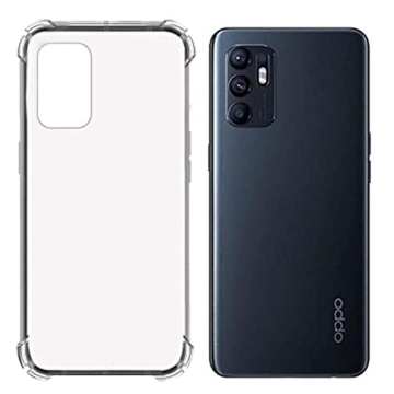 Oppo Reno 6 4G Transparent Extra Bumper Anti Shock Soft Crystal Clear Case