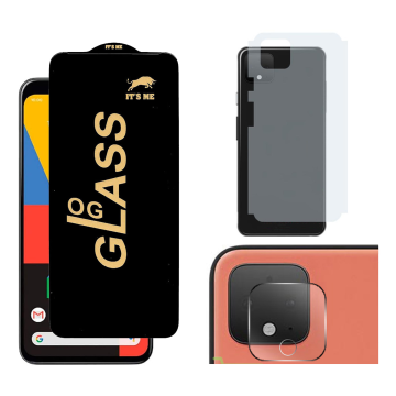 Pixel 4XL 3-in-1 Kit: OG Glass + Carbon Back Camera Protector - Image 2