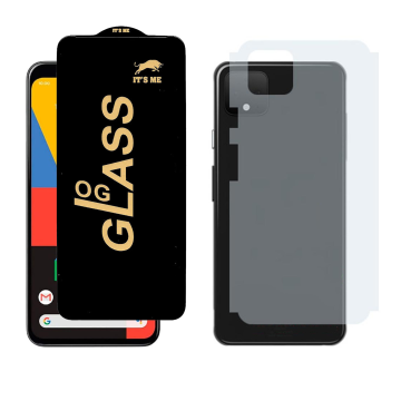Pixel 4XL Protection Bundle: OG Glass + Carbon Fiber Back Skin - Image 2