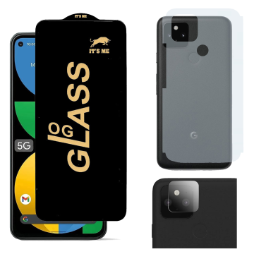 Pixel 5A 5G 360¬∞ Ultimate Kit: OG Glass + Back Jelly Camera Protector - Image 2