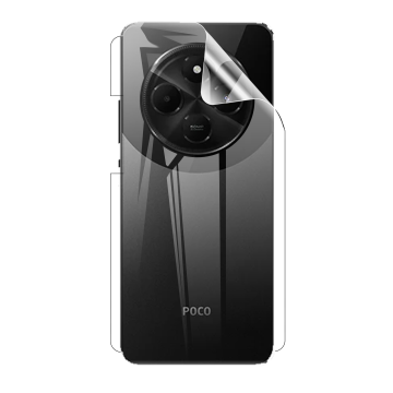 Poco C75 Back Clear Jelly Protector - Soft Hydrogel Film - Image 2