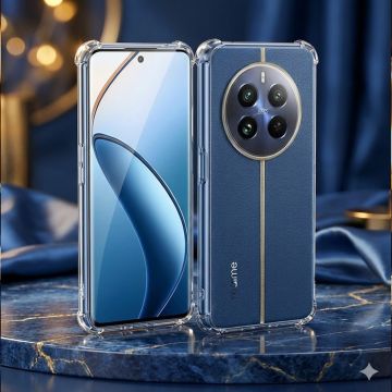 Realme 12 5G Transparent Extra Bumper Anti Shock Soft Crystal Clear Case