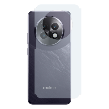 Realme 13 Plus Back Protector Carbon Fiber Matte Soft Skin Sheet - Image 2