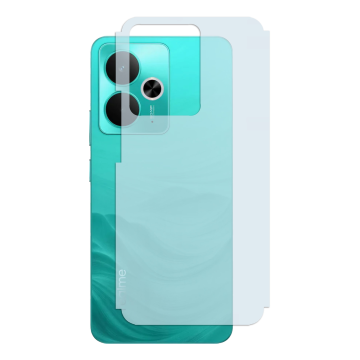 Realme 14T Back Protector Carbon Fiber Matte Soft Skin Sheet - Image 2