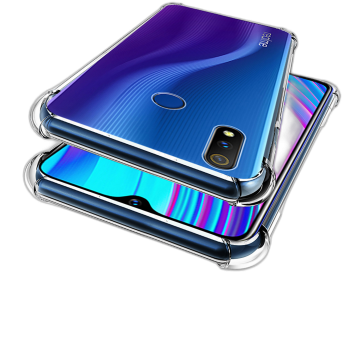 Realme 3 Transparent Extra Bumper Anti Shock Soft Crystal Clear Case - Image 2