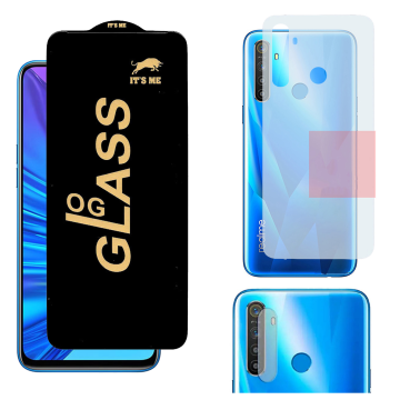 Realme 5 3-in-1 Kit: OG Glass + Carbon Back Camera Protector - Image 2