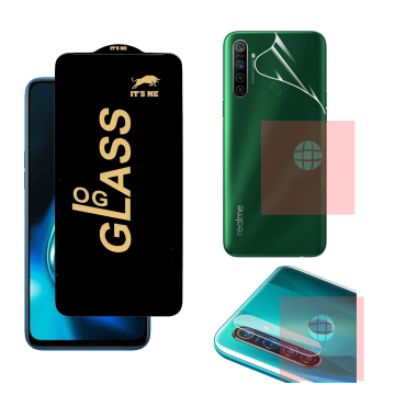 Realme 5s 360¬∞ Clear Kit: OG Glass + Back Jelly Camera Guard - Image 2