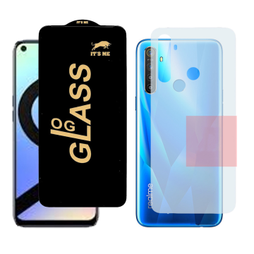 Realme 6i Combo: OG Glass Screen Protector + Carbon Back Skin - Image 2