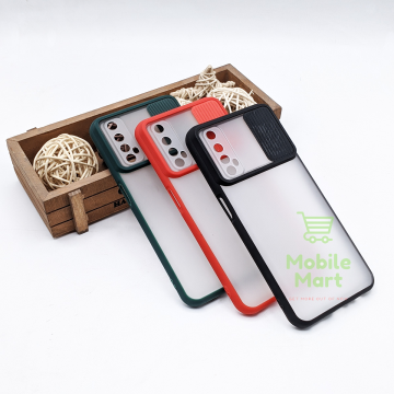 Realme 7 Smoky Matte Armor Case Window Camera Protection Mobile Cover