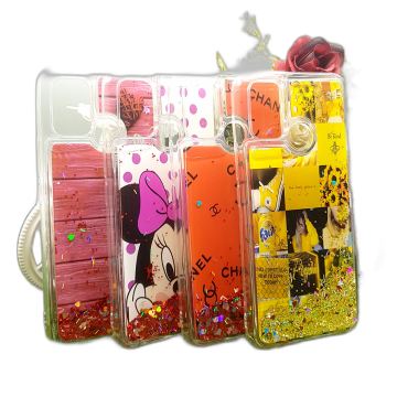 Realme 7i Water Glitter Shiny Ladies Soft Silicon Case Mobile Cover