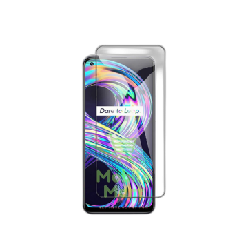 Realme 8 Glass Protector simple Tempered Glass For Realme 8 - Image 2