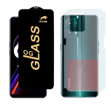 Realme 9 Pro Plus Combo: OG Glass Screen Protector + Carbon Back Skin - Image 2