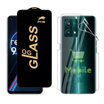 Realme 9 Pro Protection Pack: OG Glass + Clear Back Jelly Film - Image 2