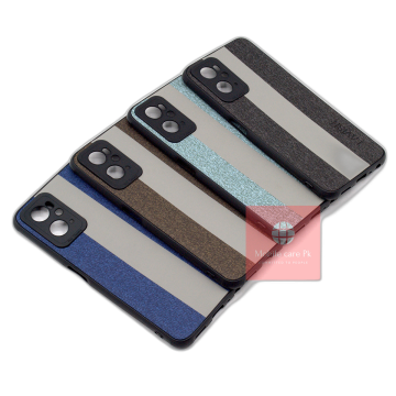 Realme 9i Double Colour Leather Type Soft Case