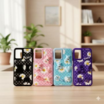 Realme 9i Fancy Flowers Case Sweet Style Cover - Image 2