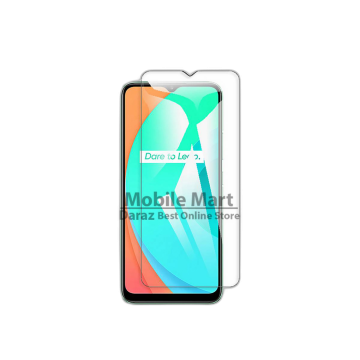 Realme C12 Glass Protector simple Tempered Glass For Realme C12 - Image 2