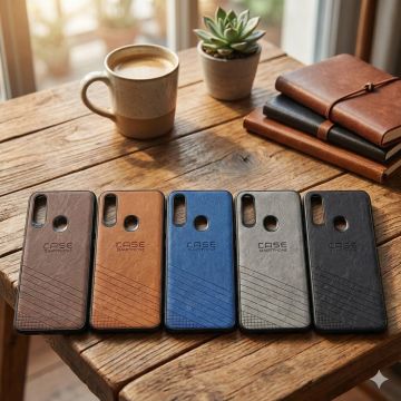 Realme C12 Soft Leather Back Cover Multicolour - Image 2