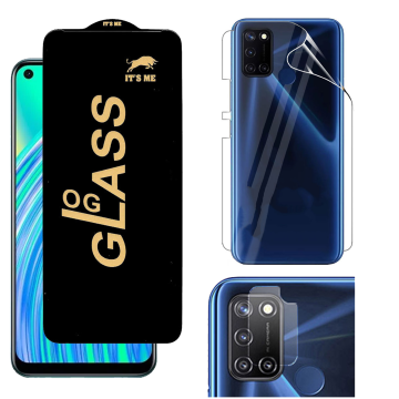 Realme C17 360¬∞ Clear Kit: OG Glass + Back Jelly Camera Guard - Image 2